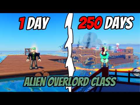 100 Days At Sea - Alien Overlord Class (1-250 Days) - Full Gameplay | Roblox