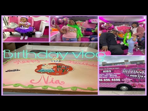 Celebrating My Daughter 3rd Birthday Spa Party Bus🎊🎂