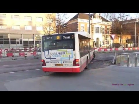 Buses in Delft, Netherlands