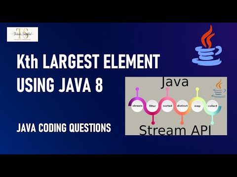 Find the Kth Largest Element in a ArrayList | Java Interview Coding Questions