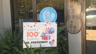 Plains celebrates former President Jimmy Carter's 100th birthday