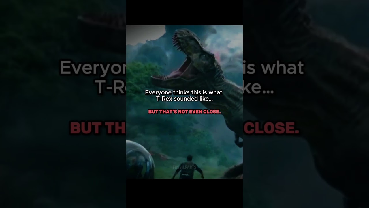 You’ve Never Heard the Real T Rex Sound 😳 #dinosaur