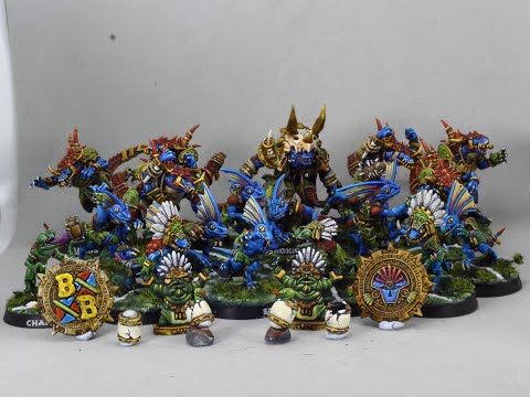 Lizardmen Blood bowl team