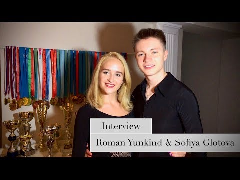 Roman Yunkind & Sofiya Glotova Interview - Professional Ballroom Dancers From Kazakhstan