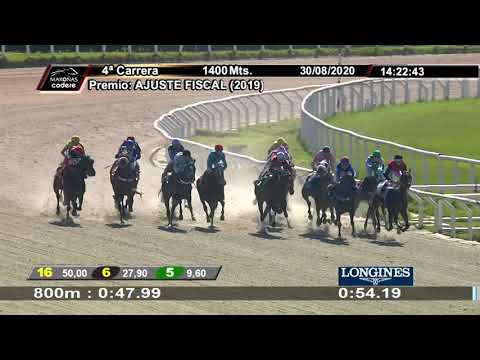 30/08/2020 – Hipodromo Maroñas – Carr 4 – AJUSTE FISCAL (2019)