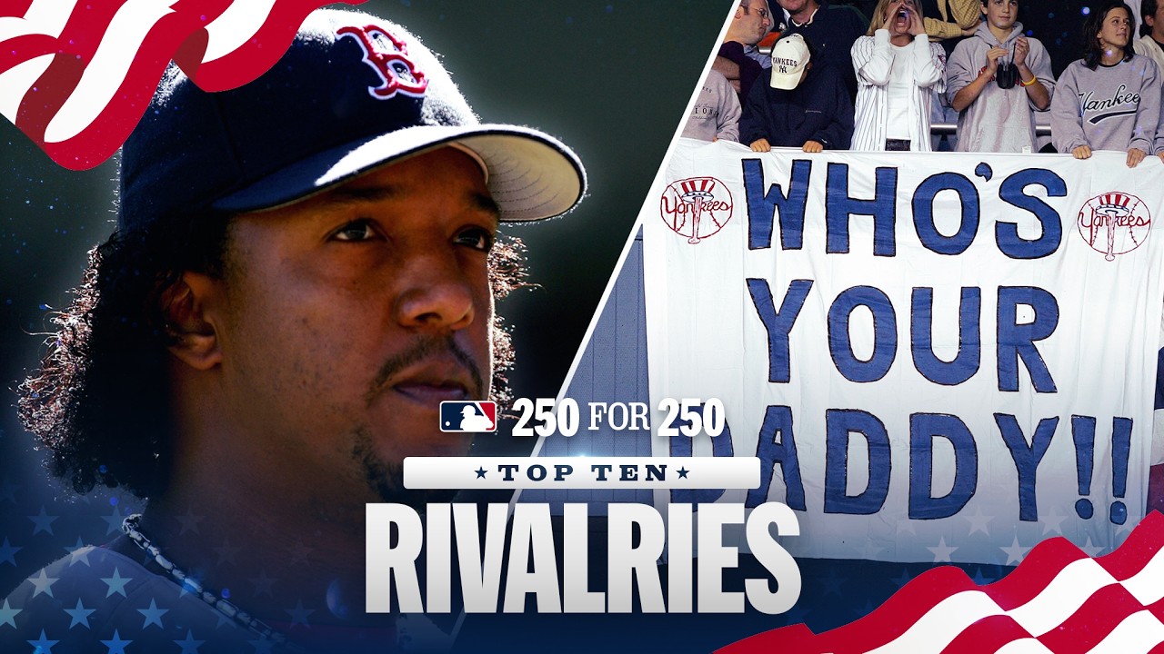 Top 10 Individual RIVALRIES from Baseball History! | MLB 250 For 250