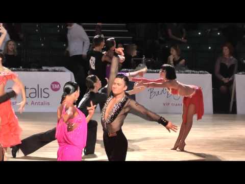 00216 Alexey Smolyaninov & Oona Oinas - Rumba 1/8 Youth Latin Baltic Grand Prix 2012 Latvia