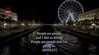 People are People by D Sound Acoustic Guitar Backing Track | Acoustic Karaoke