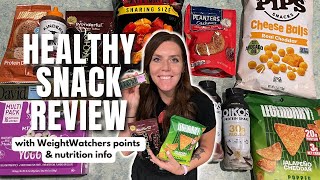 Healthy Snack Review | Trying New Healthy Low Point Foods | WeightWatchers Points, Calories & Macros