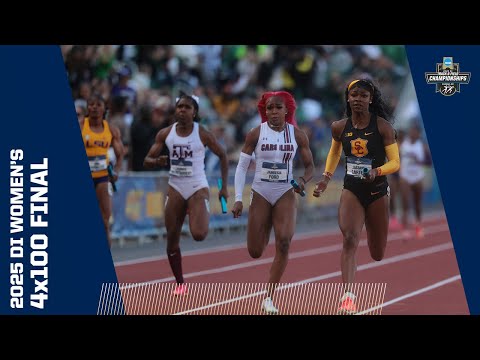 Women's 4x100m final - 2025 NCAA outdoor track and field championships