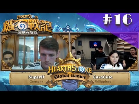 [爐石戰記] Hearthstone 2017世界大賽 奇蹟牧(SuperJJ) vs 漁人聖(CaraCute)
