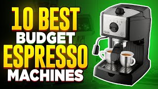 Top 10 BEST budget espresso machines (under $200!!)