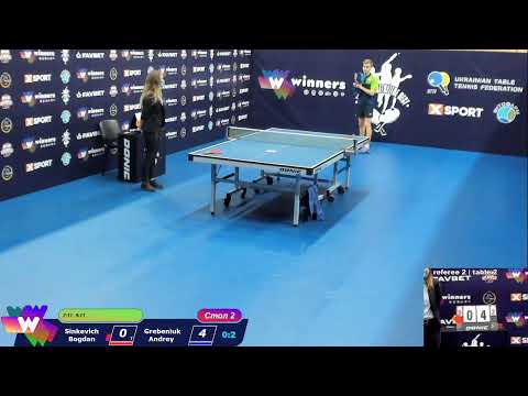 Sinkevich Bogdan -Grebeniuk Andrey Final games The League Of The Best Table Tennis 2 9:00 20.11.2020