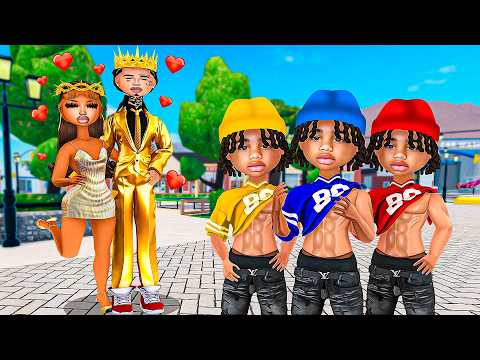 REALISTIC TRIPLETS GET ADOPTED BY RICH FAMILY In LifeTogether 🏠 RP