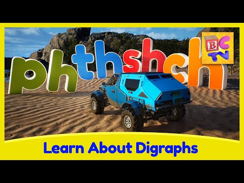 Learn About Digraphs for Kids with Cars and Monster Trucks