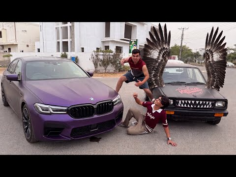 BMW vs Vampire Car Drag Race 😅 who win 🏆 