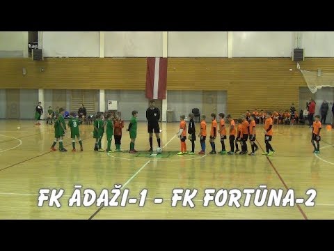 FK ĀDAŽI-1 - FK FORTŪNA-2 SALASPILS KAUSS 2008 GADA ZĒNI 27.12.2018.