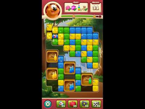 Toon Blast Level 6615 - NO BOOSTERS 🐻🐺🐱 | SKILLGAMING ✔️