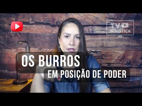 OS BURROS EM POSIÇÃO DE PODER