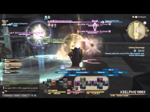 Final Fantasy XIV A Realm Reborn Blind Playthrough - [Arcanist Class Quest - Sinking Doesmaga]