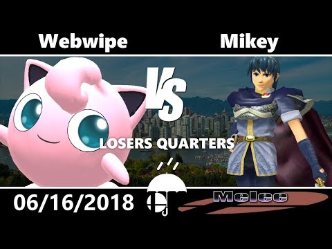 Rain City 2 Melee: Losers Quarters - Webwipe (Jigglypuff) vs Mikey (Marth)