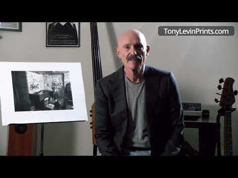 King Crimson Prints by Tony Levin: Bill Bruford Bristol & Perkins Palace 1981