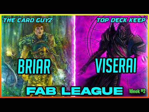 FAB League Week #2: | TCGz Nathan Crawford (Briar) vs. TDK Brandon Abarca (Viserai)