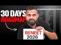 30 Days Complete Roadmap For NEET 2026 NEET 2026