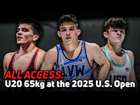 Follow the MADNESS of the U20 65kg bracket at the 2025 U.S. Open Wrestling Championships