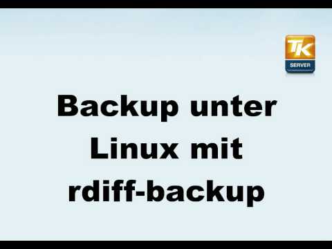 Backup unter Linux mit rdiff-backup