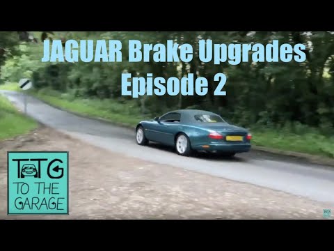 Jaguar front brake strip Ep2 Workshop manuals, XK8 & XJR Action & Cracked tyres!
