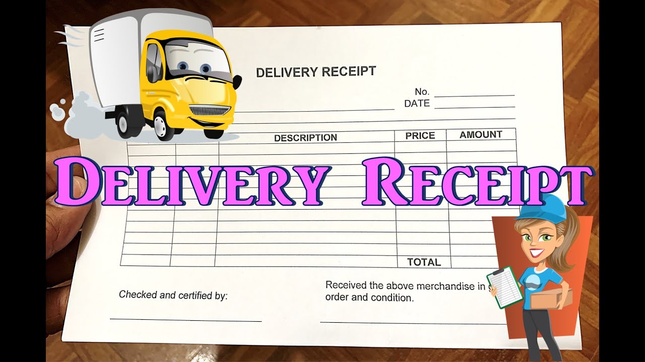 Delivery Receipt for Your Business