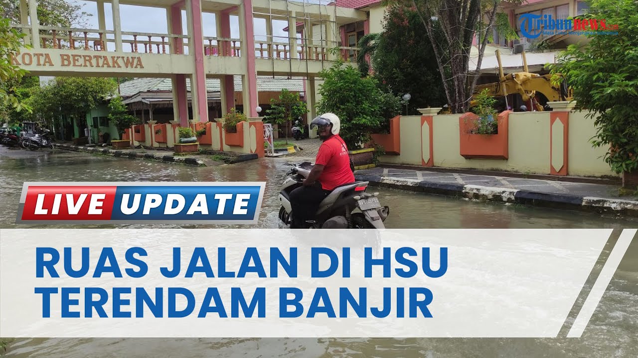 Air naik lagi, jalan dan pasar di HSU terendam