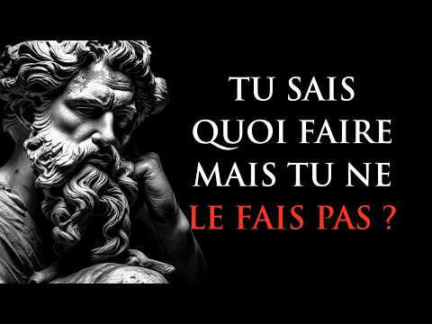 Tu sais ce qu'il faut faire mais tu ne le fais pas (voici pourquoi)