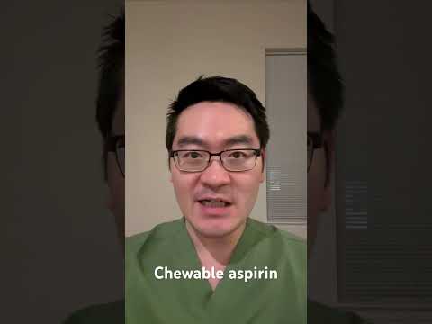 Chewable baby aspirin for heart attack #aspirin #heartattack #heartattacktreatment #chest pain