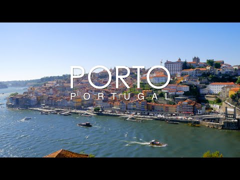 Porto, Portugal and Rio Douro in 4K