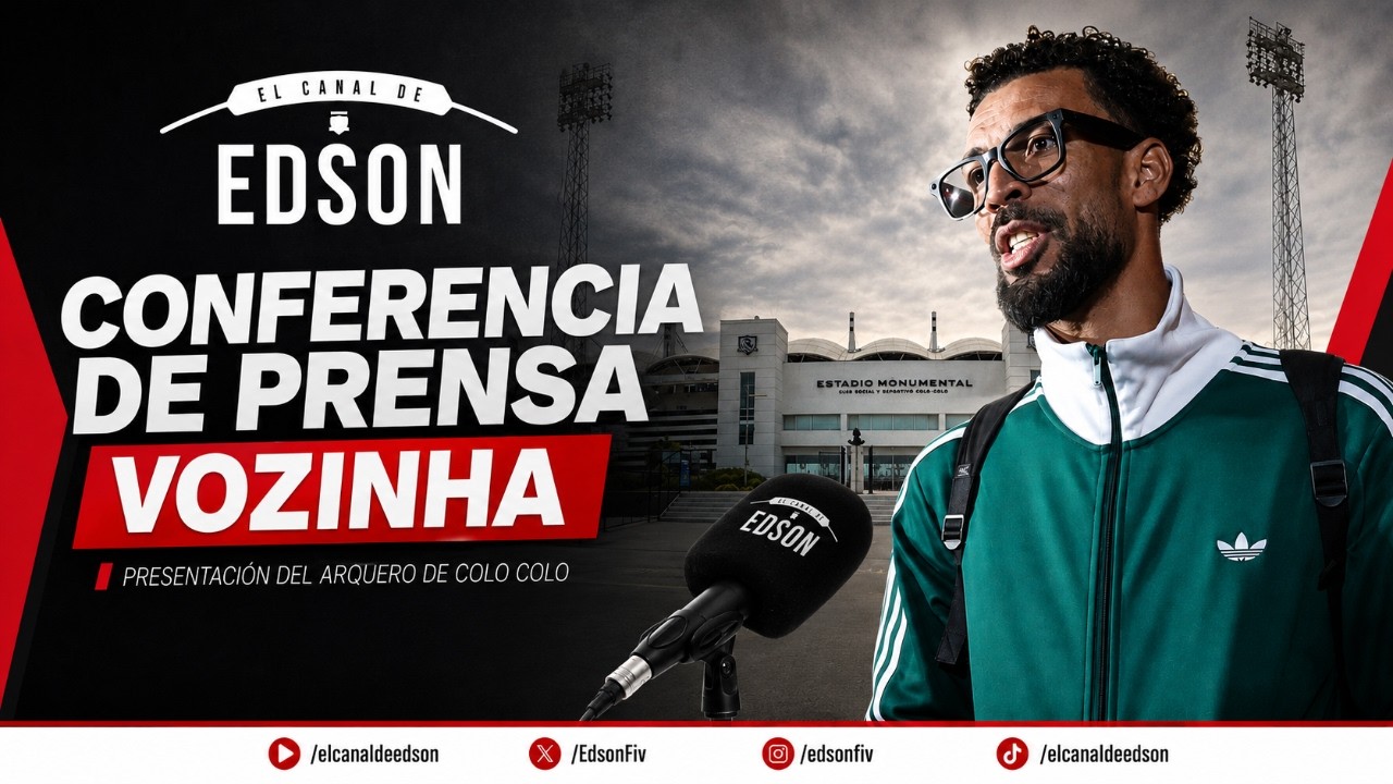 CONFERENCIA DE PRENSA | VOZINHA EN VIVO | El refuerzo de Colo Colo será presentado a las 14:00 hrs