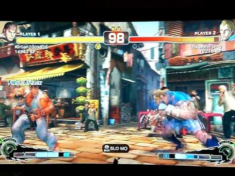 Air [Ryu] vs hageshii jeng [Abel] SUPER STREET FIGHTER 4 - Japanese Online Ranked Matches
