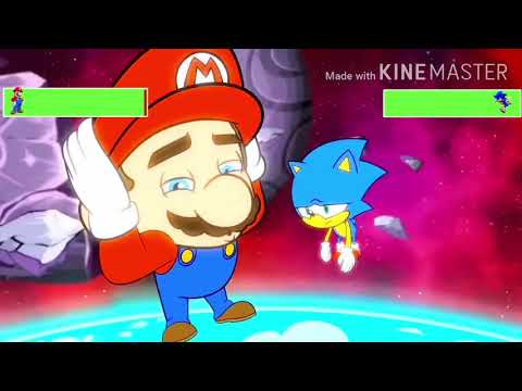 Mario Vs Sonic (Death Battle 2018) Sparta Venom Remix V2 Gsr Edition (THE END OF THE WORLD)