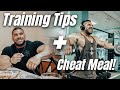 Top Training Tips | Shoulders & Calves | Cheat Meal!!