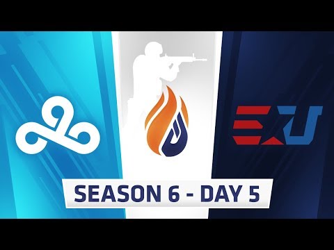 ECS Season 6 Day 5 Cloud9 vs EUnited - Inferno