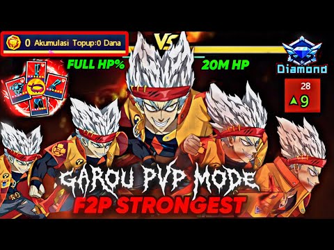 F2P STRONGEST ARENA RANK UP PVP MODE🔥🔥GAROU META - (UNDEFEATED) - OPM The Strongest OBT