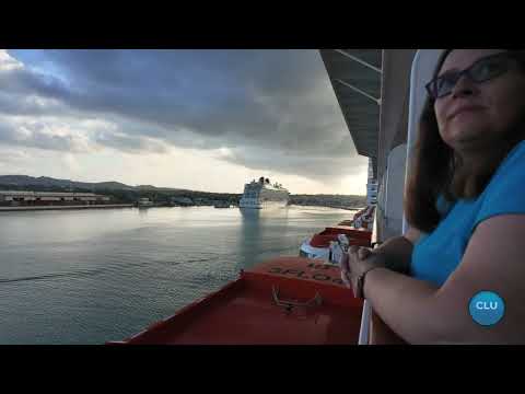 Thumbnail for MSC Magnifica Balcony Views Arriving in Antigua - Absolutely Breathtaking!