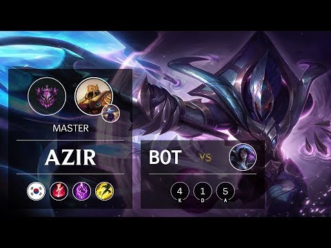 Azir Bot vs Kai'Sa - KR Master Patch 9.11