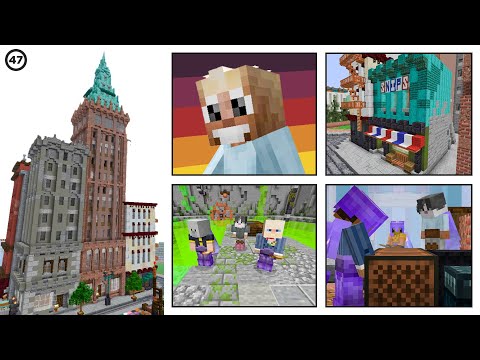 MASSIVE Aque Town Upgrades! :: Hermitcraft #47
