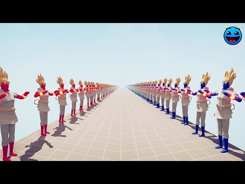 200x SUPER PEASANT vs 200x SUPER PEASANT | LEGACY UNITS | Totally Accurate Battle Simulator