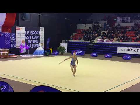 Marie Harlay - Nat C 18 ans et + - France Besançon 2018