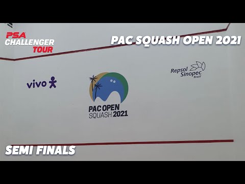 LIVE SQUASH: PAC Squash Open 2021 - Semi Finals