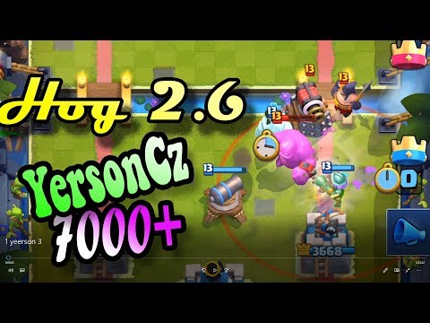 🔥 YersonCz 👈 7000+ Hog cycle 2.6  gameplays Ladder Pushing - Clash Royale