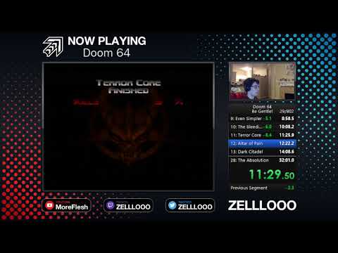 ZELLLOOO - Doom 64 Speedrun (Be Gentle) - 31:23